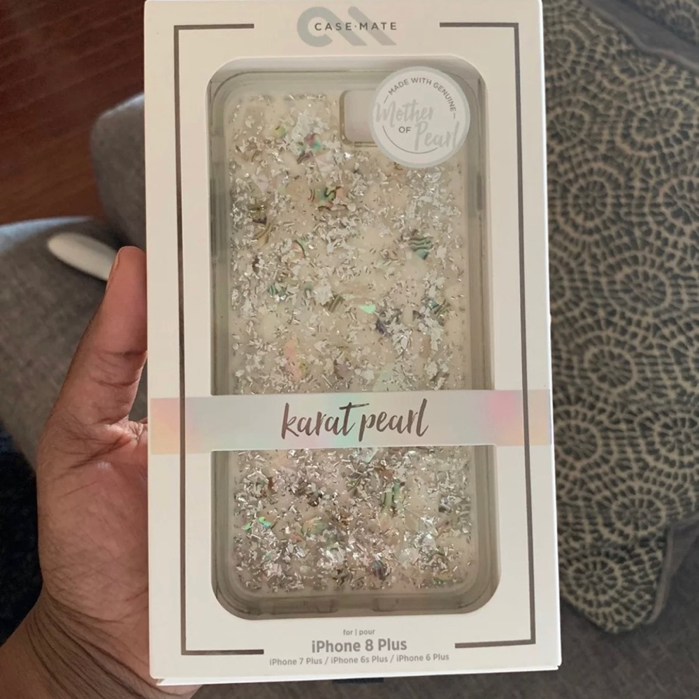 Mother of pearl iPhone 8plus case